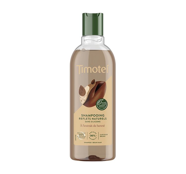 TIMOTEI REFLETS NATURALES SZAMPON Z EKSTRAKTEM Z HENNY DO WŁOSÓW BRĄZOWYCH 300ML