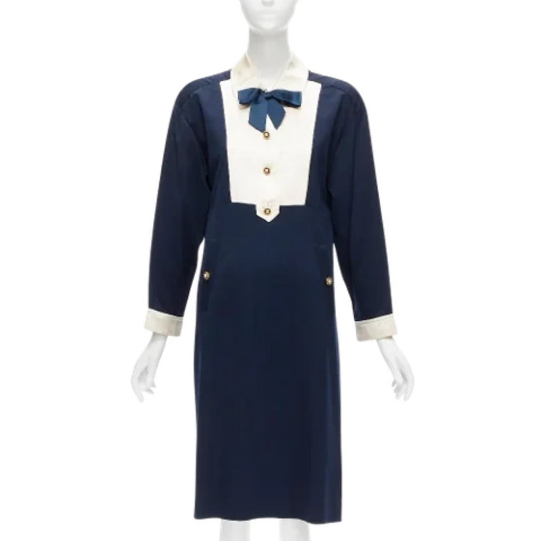 Pre-owned Wool dresses Chanel Vintage