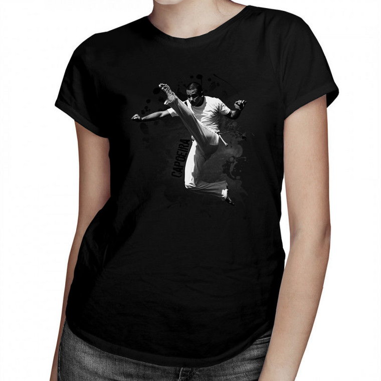 Capoeira - damska koszulka z nadrukiem