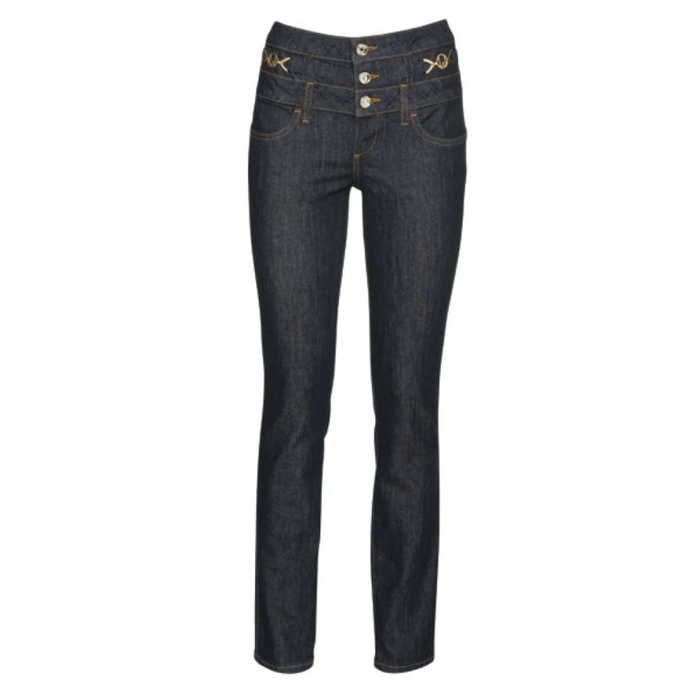 Wysoko taliowane Skinny Jeans w Normalnym Praniu Liu Jo