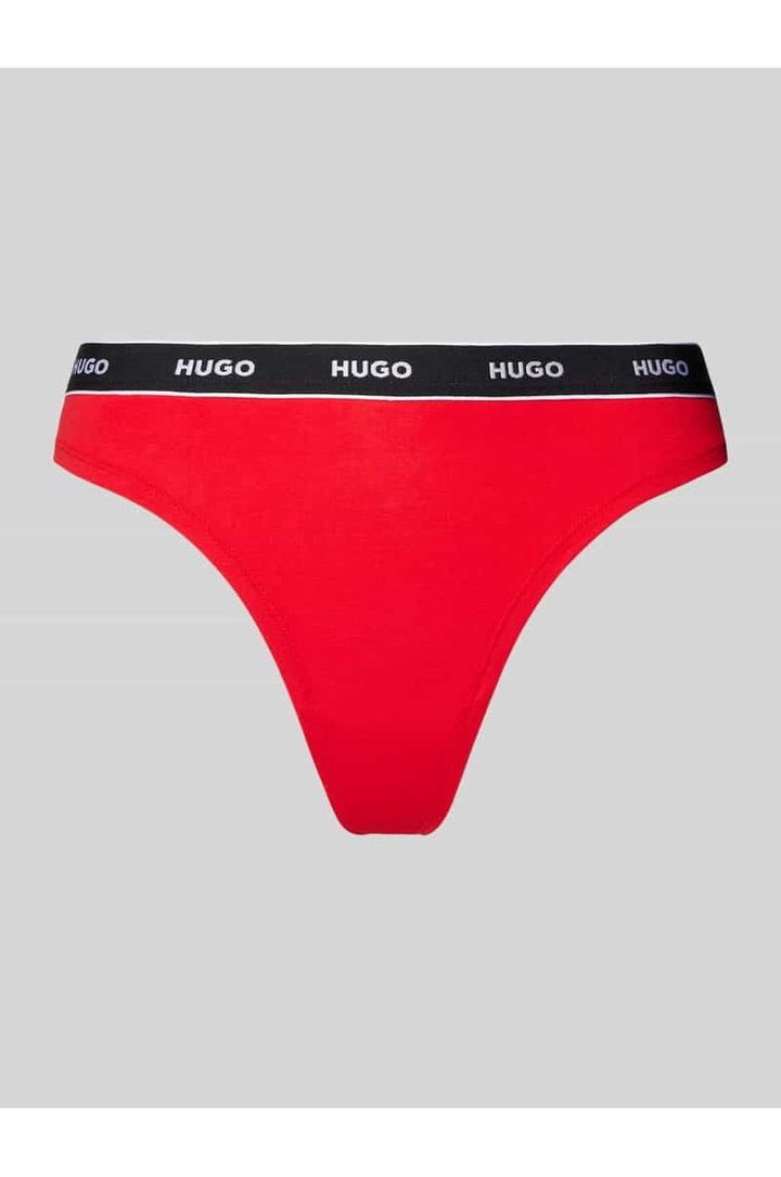 Hugo by Hugo Boss Stringi z detalem z logo model Carousel - Lamoda.pl