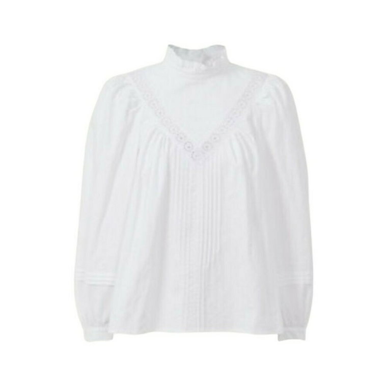 Bluzka z organicznej bawełny w stylu wiktoriańskim See by Chloé