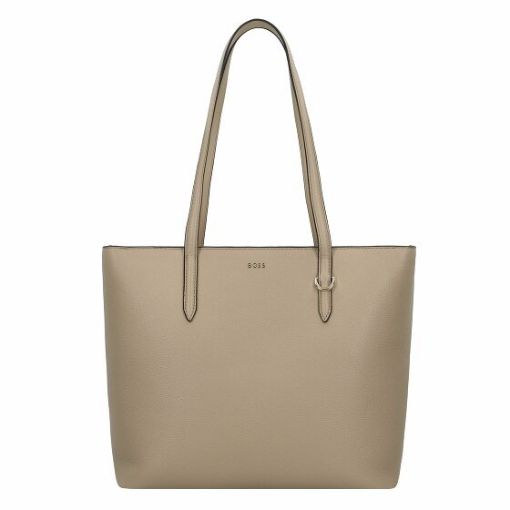 Boss Alyce Shopper Bag Skórzany 31.5 cm light beige