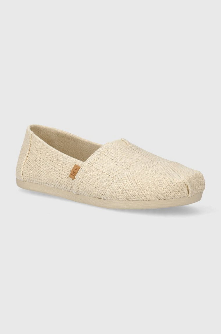 Toms espadryle Alpargata kolor beżowy 10020656