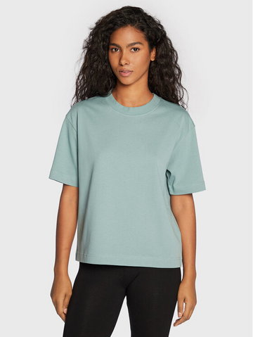 T-Shirt Basic 10469 Niebieski Regular Fit