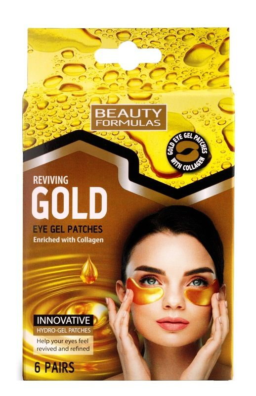 Beauty Formulas Gold - płatki pod oczy 12szt.