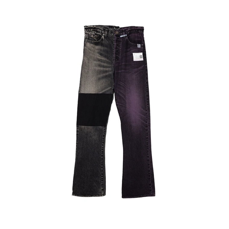 2-Toned Spodnie Dżinsowe, Stylowe i wszechstronne jeansy Mihara Yasuhiro
