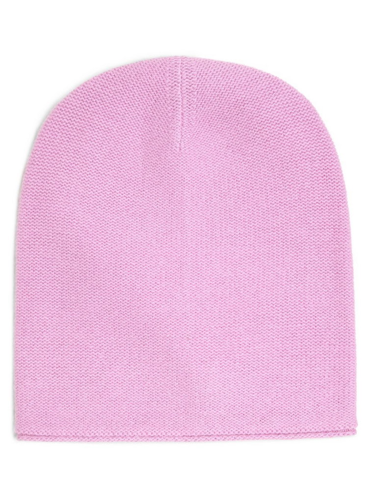 Marie Lund - Damska czapka z czystego kaszmiru, różowy