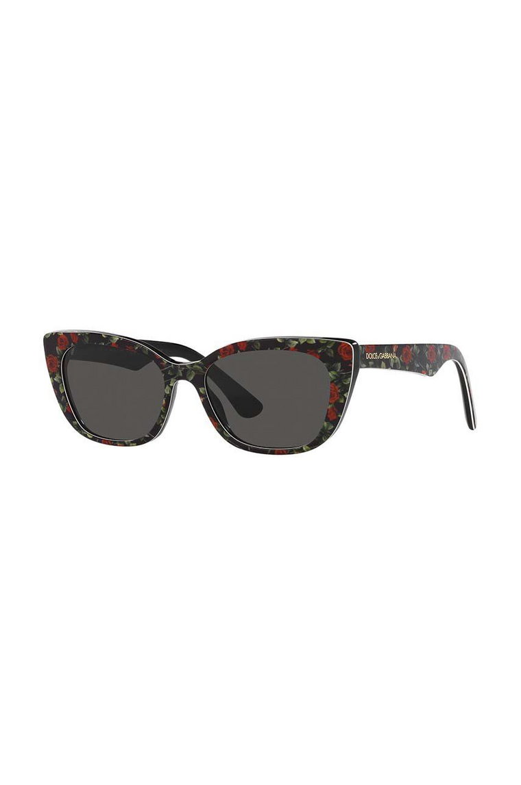 Dolce & Gabbana okulary przeciwsłoneczne dziecięce kolor czerwony 0DX4427