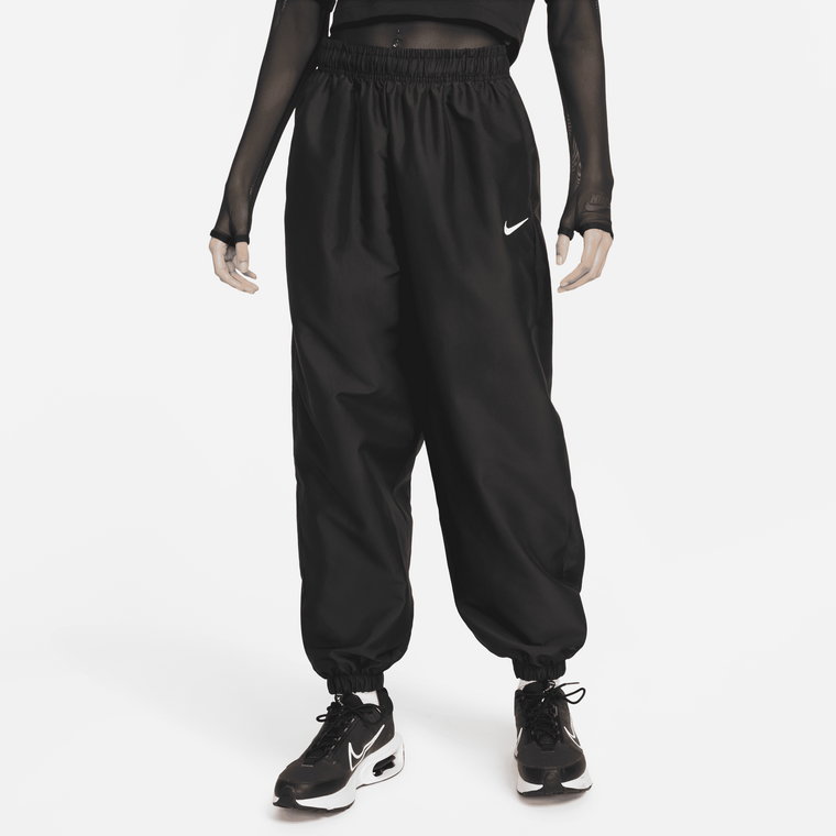 Damskie joggery z tkaniny Nike Sportswear - Czerń