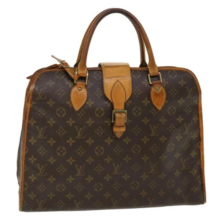 Używana Brązowa Torba z Kanwy Louis Vuitton Vintage