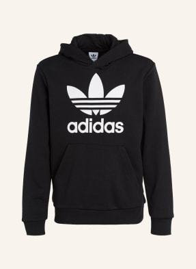 Adidas Originals Bluza Z Kapturem Trefoil schwarz