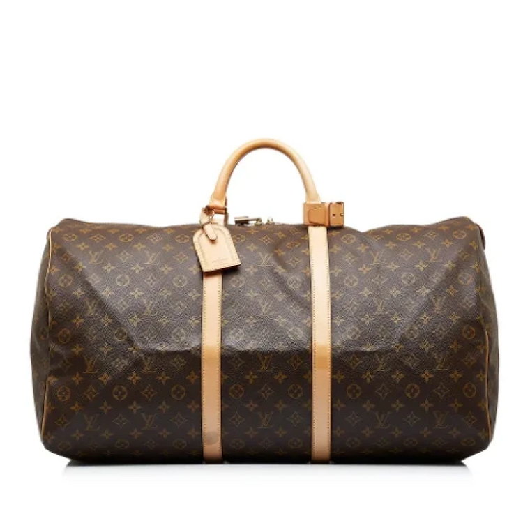 Brązowa Monogram Keepall 60 Torba podróżna Louis Vuitton Vintage