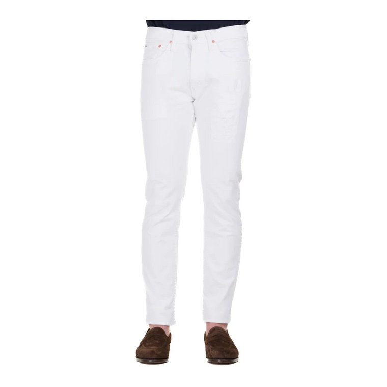 Białe Spodnie Dżinsowe 002 Polo Ralph Lauren