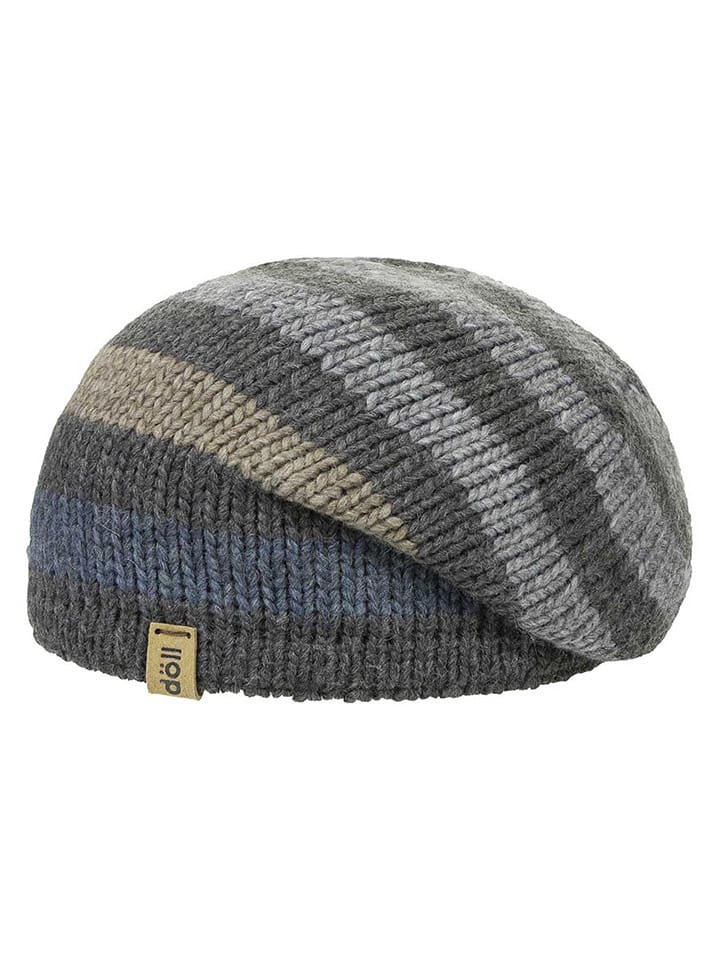 Döll Czapka beanie w kolorze beżowo-szaro-niebieskim