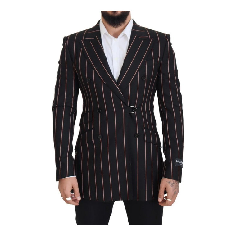 Slim Fit Peak Lapel Blazer Dolce & Gabbana