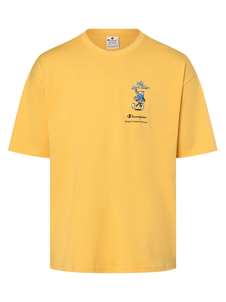 Champion - T-shirt męski, żółty