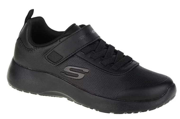 Skechers Dynamight-Day School 97772L-BBK, Dla chłopca, Czarne, buty sneakers, skóra syntetyczna, rozmiar: 30