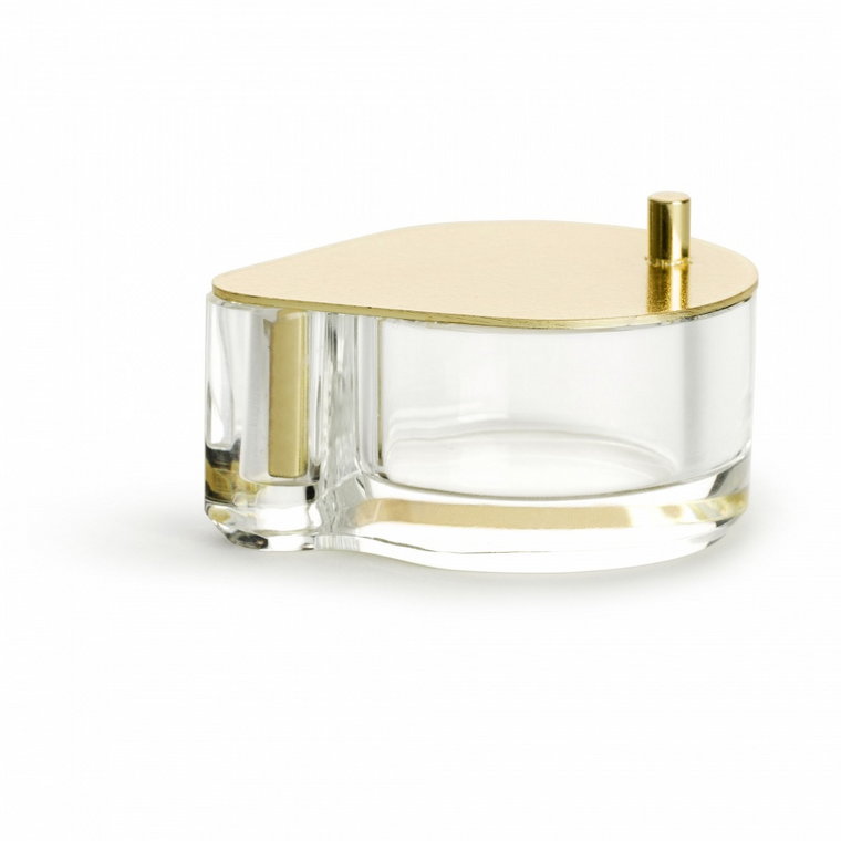kryształowy świecznik na tealight, 7,5 x 6,5 x 3,5 cm kod: SF-5017630