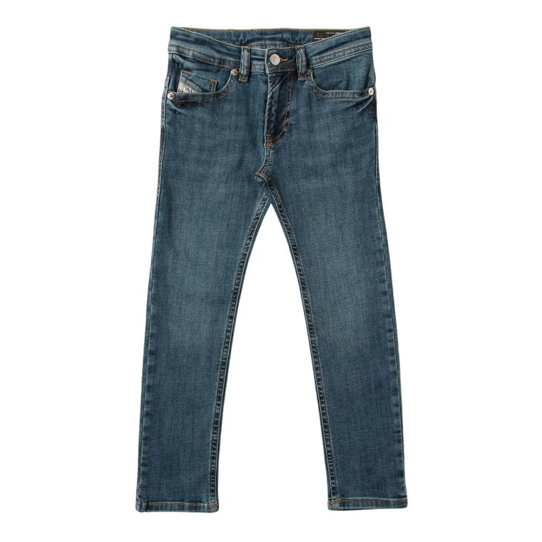 Dzieci Niski Stan Straight-Fit Jeansy z Denimu Diesel