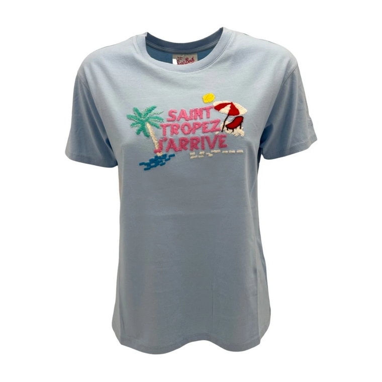 Azzurro Saint Tropez T-shirt MC2 Saint Barth