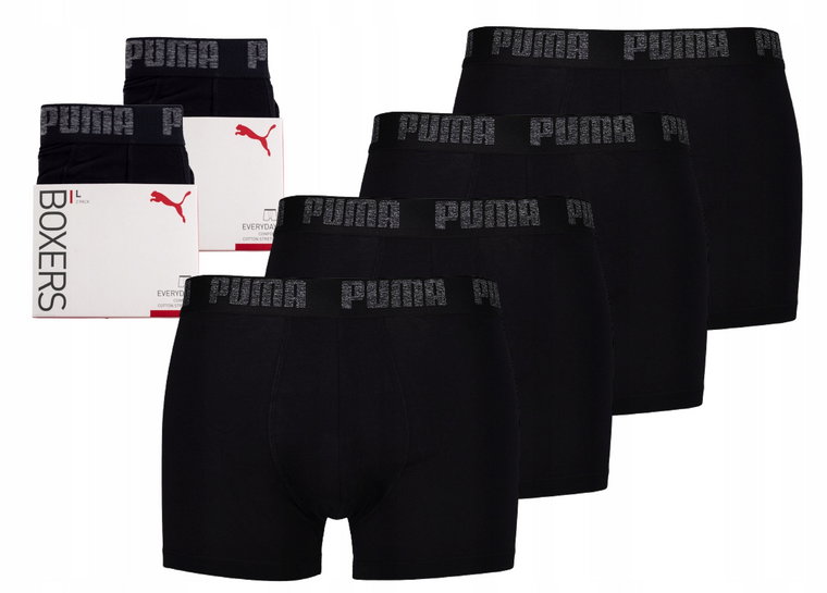 Bokserki męskie majtki Puma basic Bawełna 4PAK XL