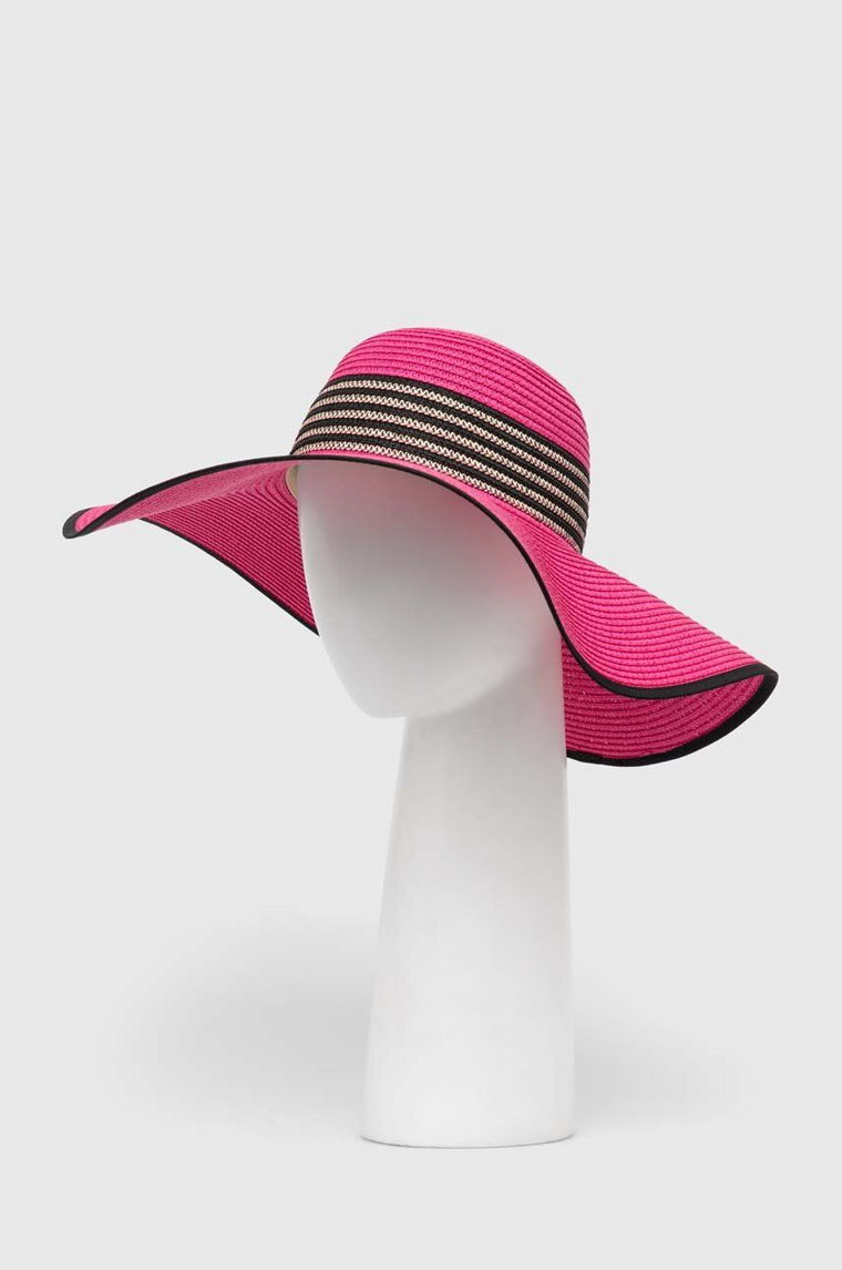 Answear Lab kapelusz kolor różowy