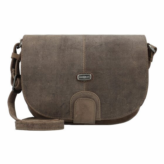 Harold's Antico Shoulder Bag Flap Bag Leather 25 cm taupe