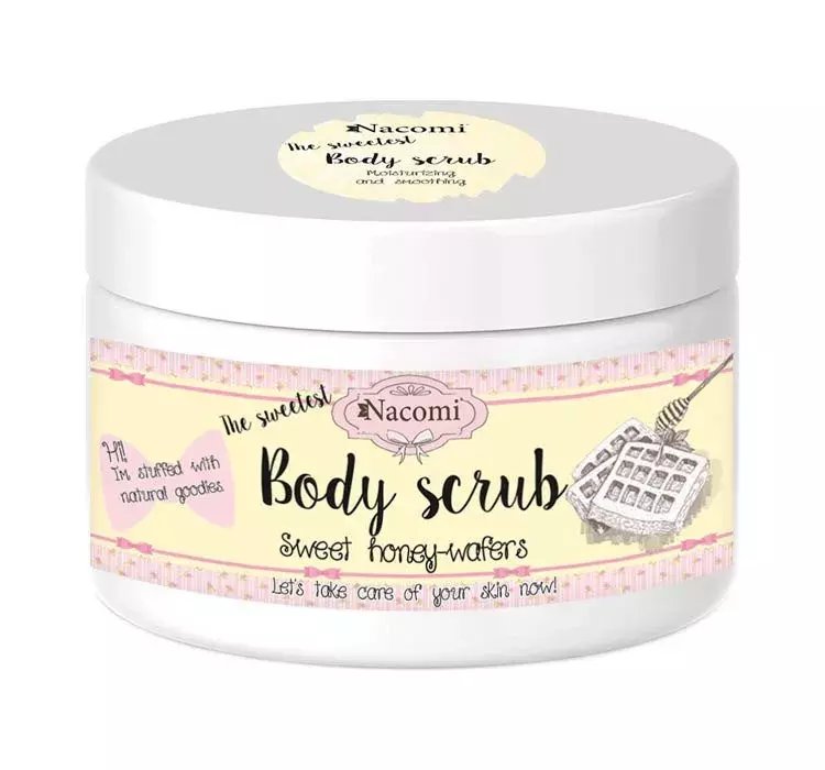 NACOMI BODY SCRUB PEELING DO CIAŁA MIODOWE GOFRY