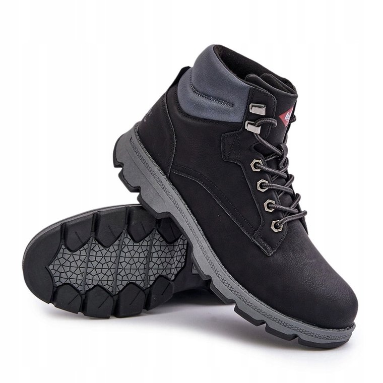 Buty Trekkingowe Trapery Męskie Lee Cooper LCJ-24-01-2948 Czarne 45