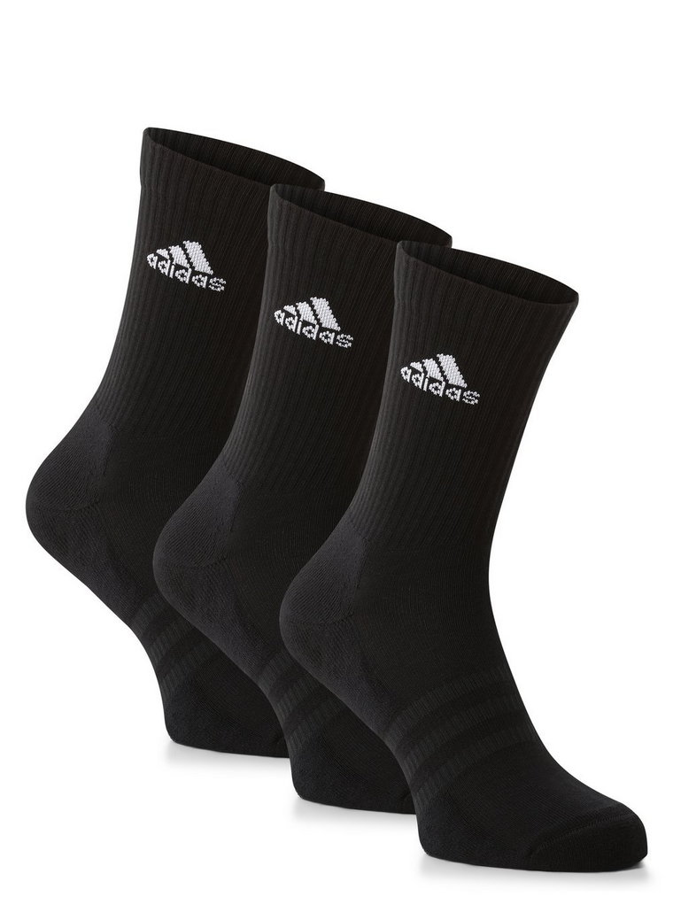 adidas Sportswear - Skarpety damskie pakowane po 3 szt., czarny