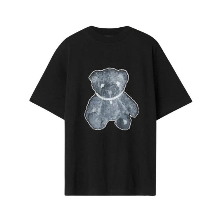 Koszulka z Niedźwiadkiem Glow Czarna We11Done