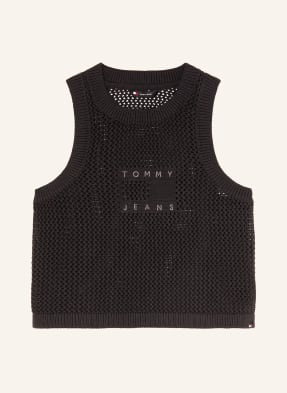 Tommy Jeans Top Z Dzianiny schwarz