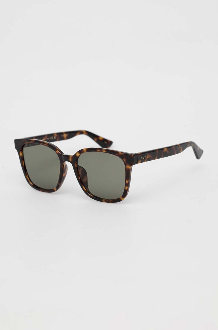 Gucci okulary przeciwsłoneczne męskie kolor brązowy GG1346SK