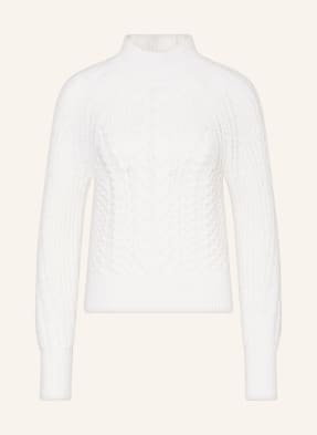 Repeat Sweter Z Wełny Merino weiss