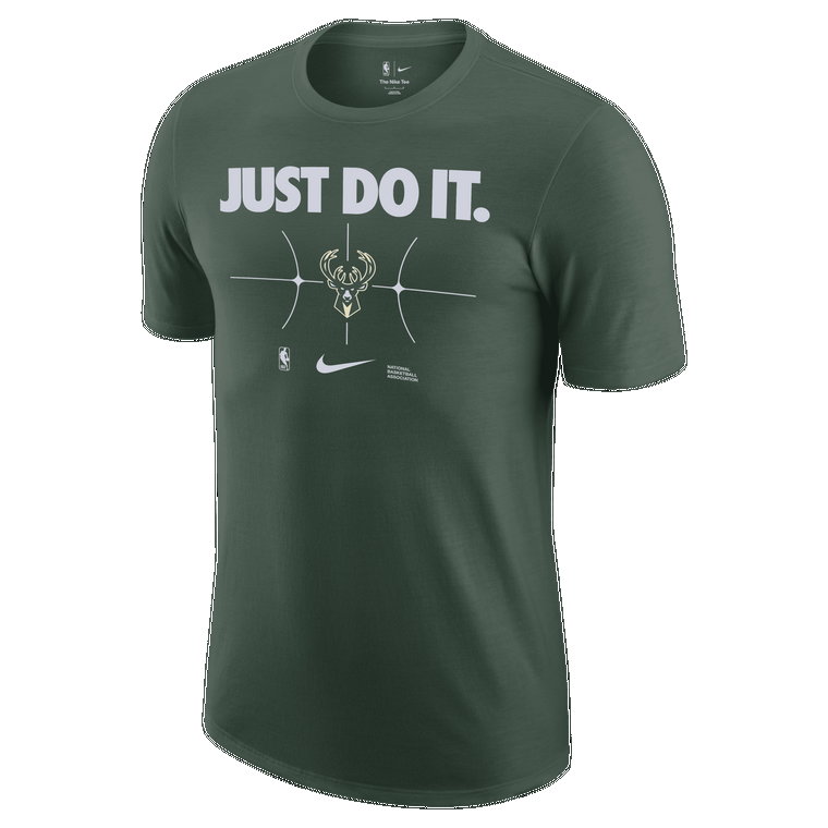 T-shirt męski Nike NBA Milwaukee Bucks Essential - Zieleń