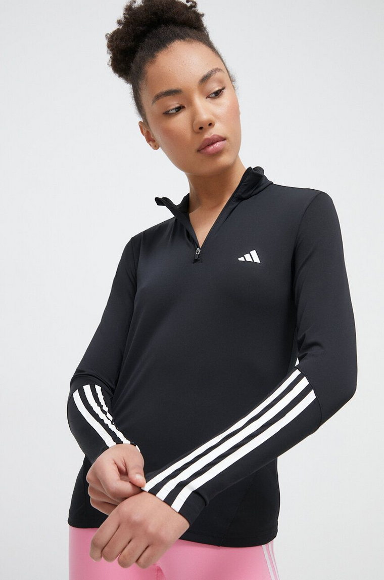 adidas Performance bluza treningowa Hyperglam kolor czarny z nadrukiem IN6841