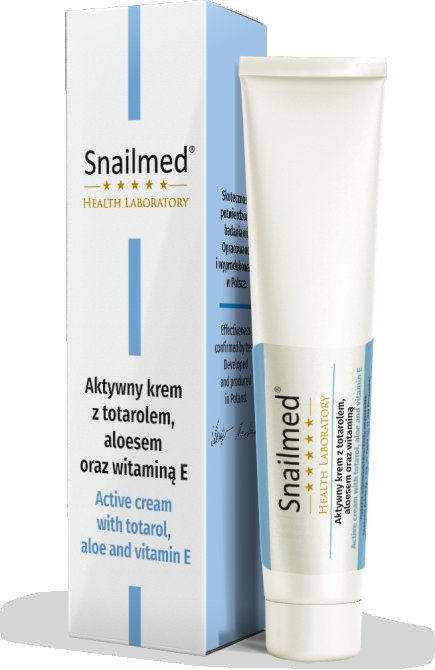 SNAILMED Aktywny Krem Pod Oczy, Aloes + Totarol - 25 ml