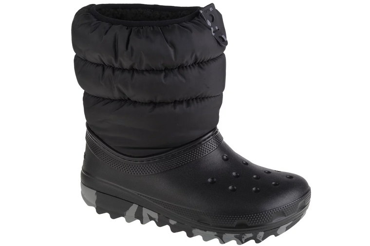 Crocs Classic Neo Puff Boot Kids 207684-001, Dla chłopca, Czarne, śniegowce, syntetyk, rozmiar: 28/29