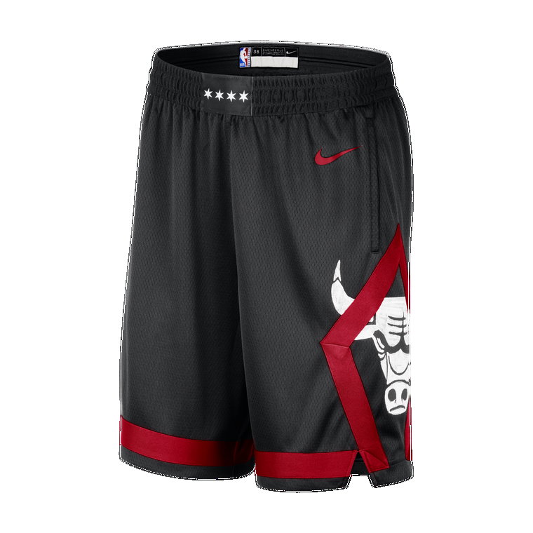 Spodenki męskie Nike Dri-FIT NBA Swingman Chicago Bulls City Edition 2023/24 - Czerń