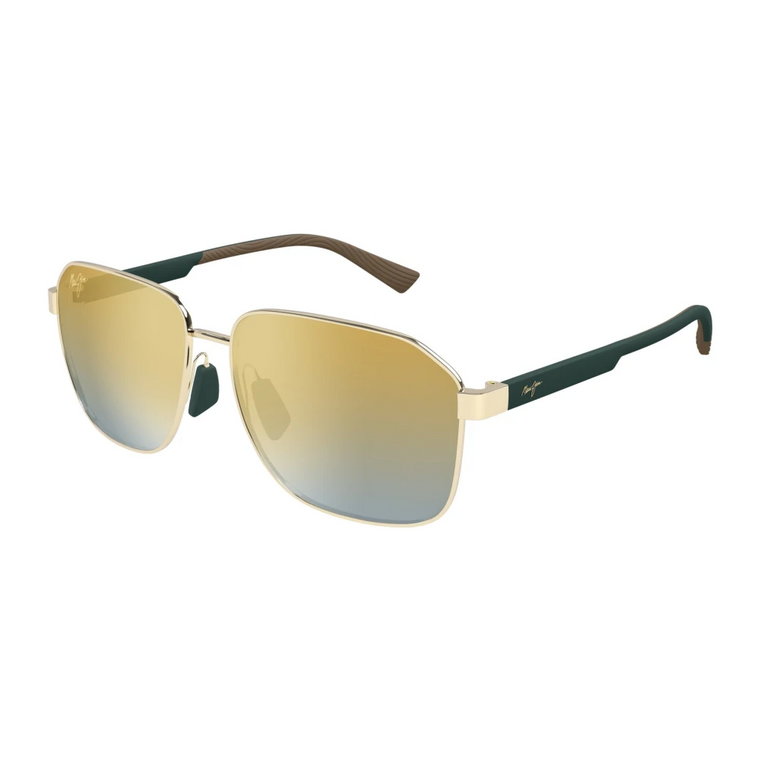 Onipaa AF Dgs651-16 Shiny Gold w/Green Sunglasses Maui Jim