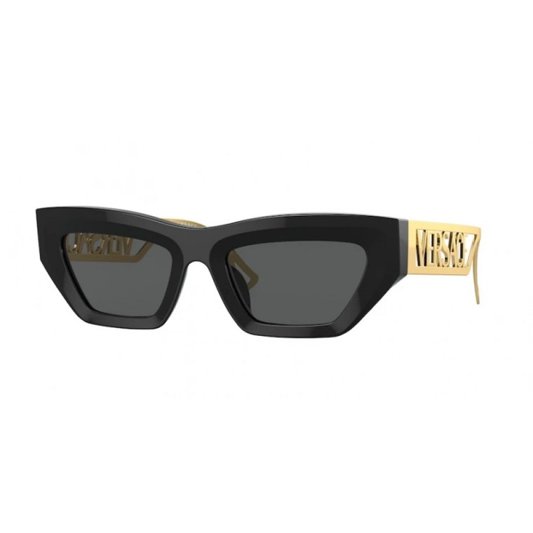 Stylowe okulary przeciwsłoneczne Czarny Gb1/87 Versace