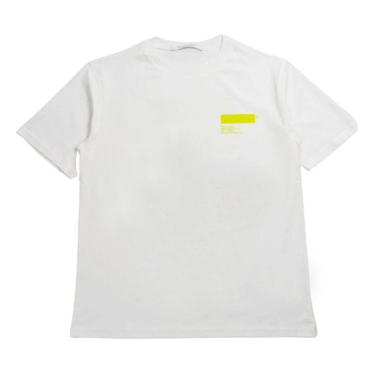 Biała Koszulka z Bawełny Ss24T02Ow Affxwrks
