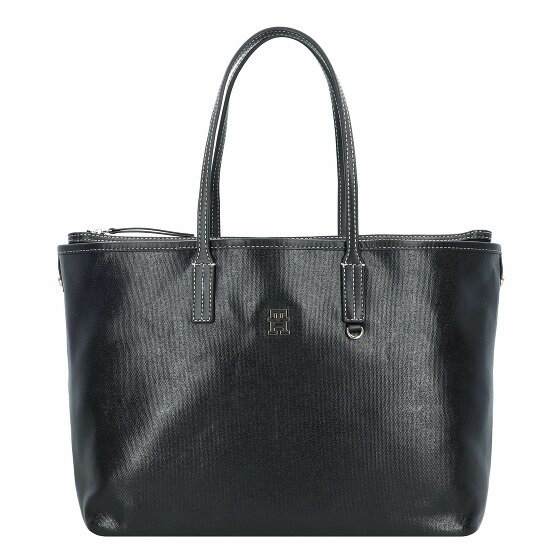 Tommy Hilfiger TH Monoplay Leather Shopper Bag 35 cm black