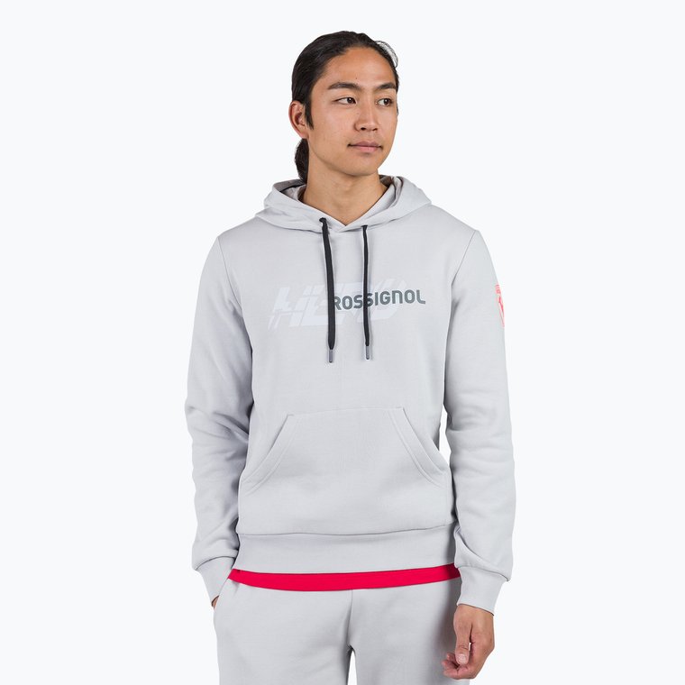 Bluza męska Rossignol New Hero Hoodie soft grey