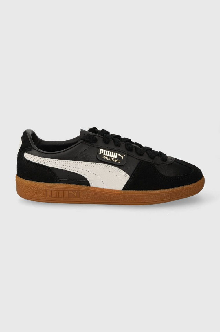 Puma sneakersy skórzane  Palermo kolor czarny 396464