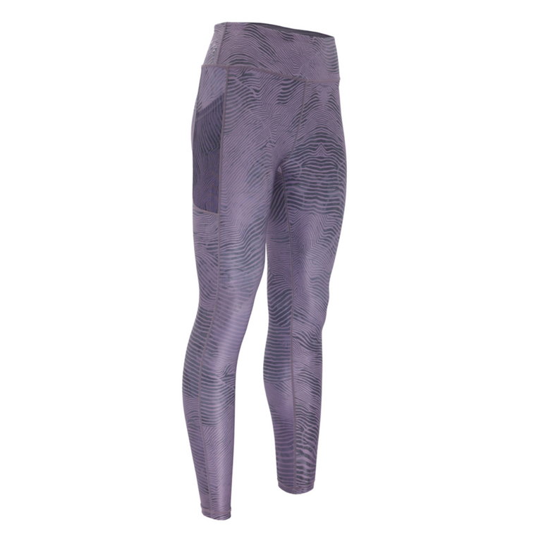 Damskie legginsy sportowe Silvini Veroli plum - XS