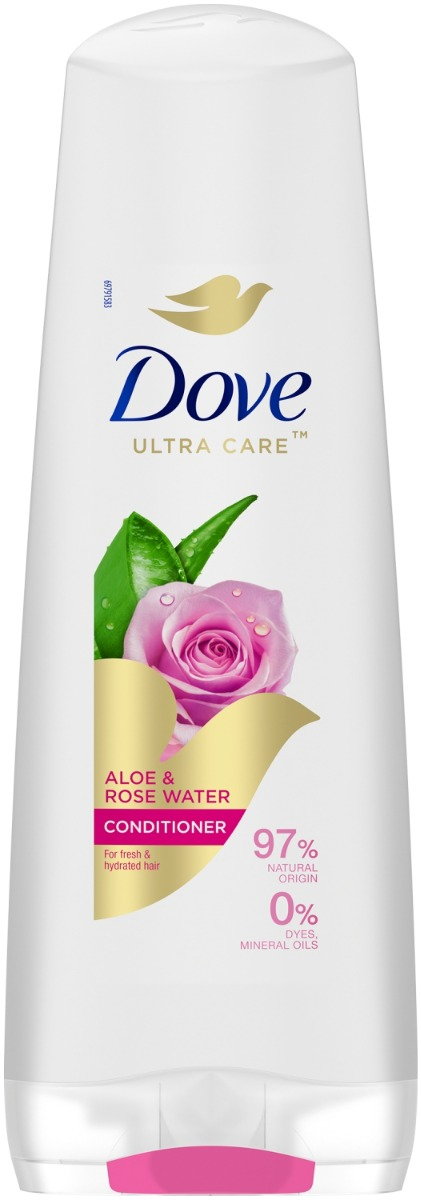 Dove Ultra Care Aloes & Rose Water - Odżywka do włosów 350 ml