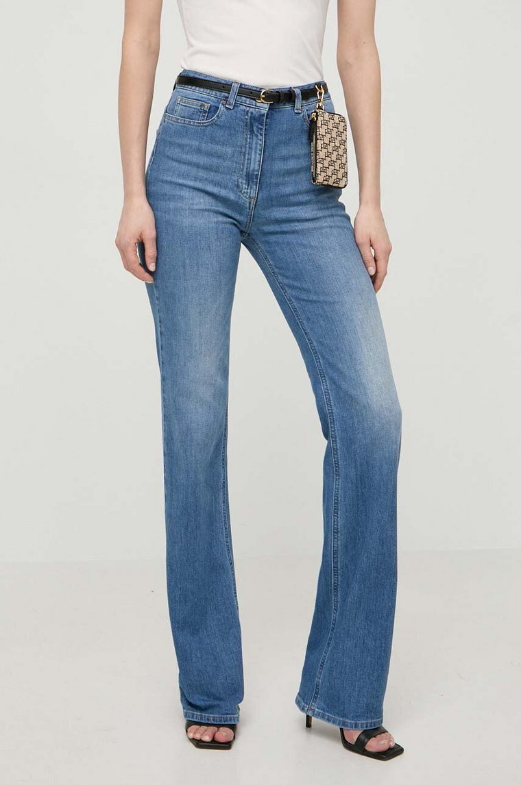 Elisabetta Franchi jeansy damskie high waist PJ55I42E2