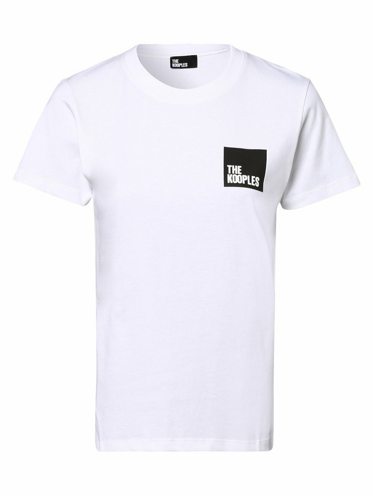 The Kooples - T-shirt damski, biały